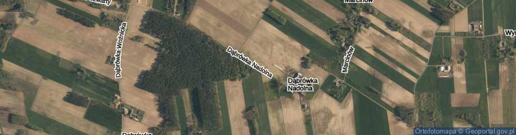 Zdjęcie satelitarne Dąbrówka Nadolna ul.
